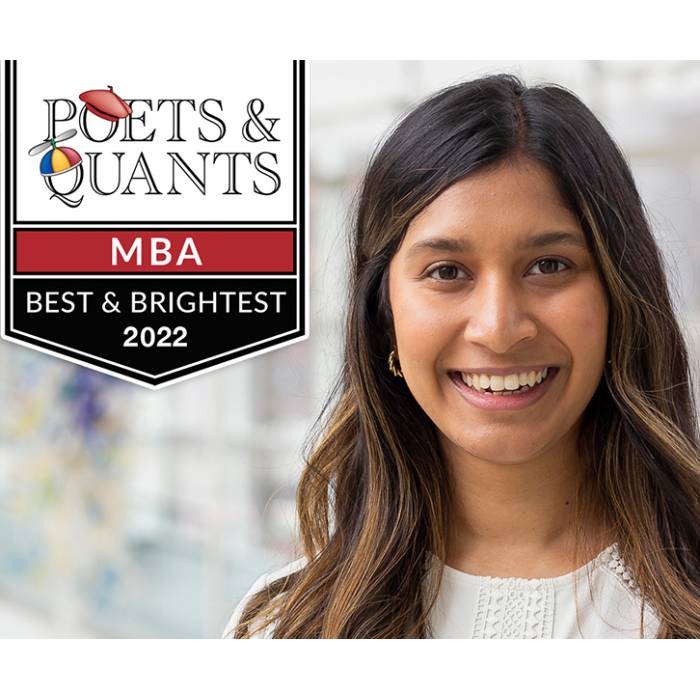 Nammu Kumar, Full-time MBA 2022 Graduate