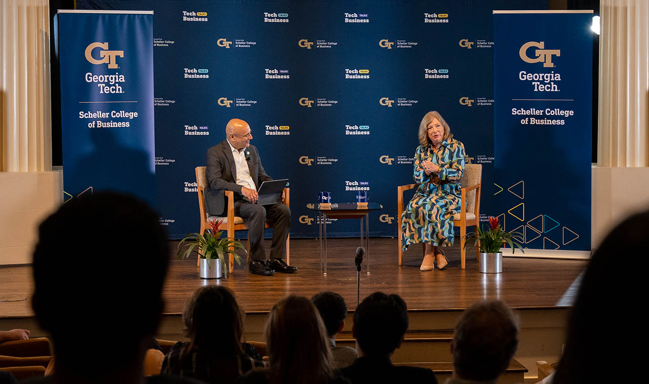 Dean Anuj Mehrotra and Barbara Humpton