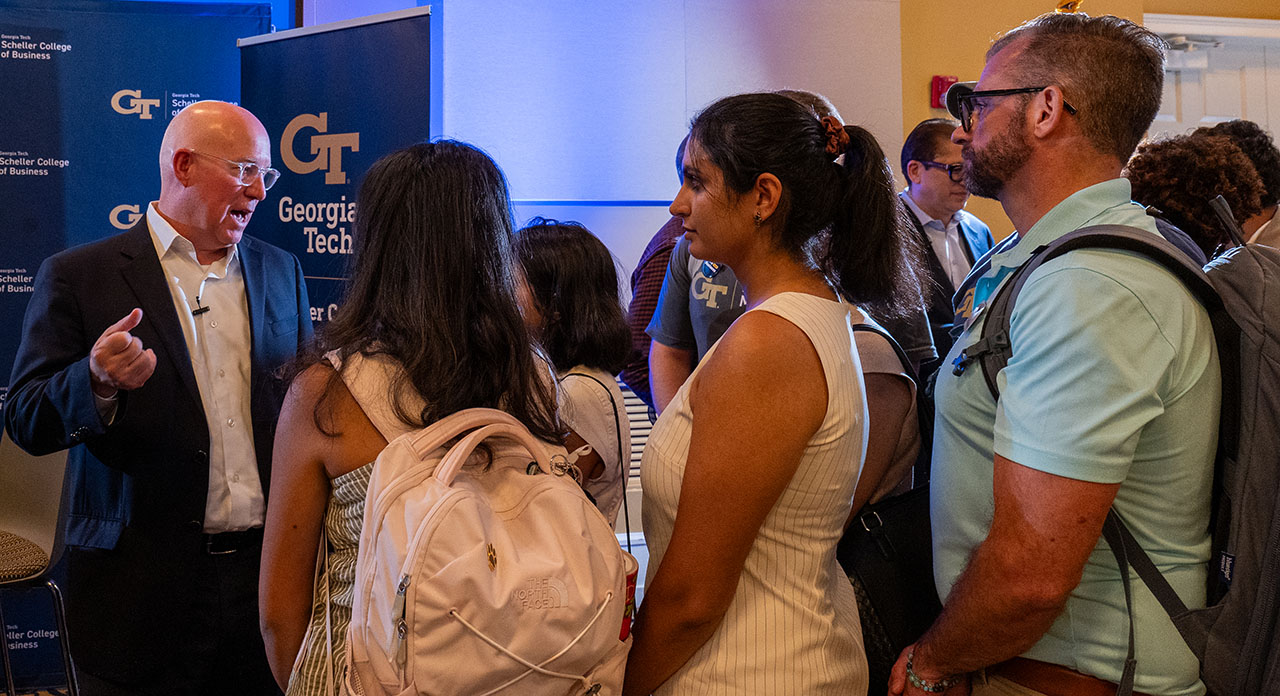 Ted Decker Speaks with Scheller Students