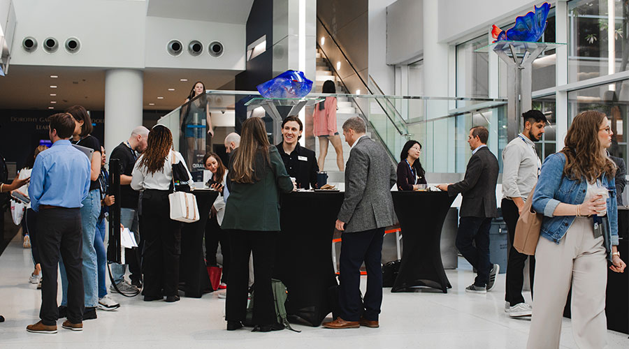 The TechForward breakfast sponsored by the Charge Leadership Program gave attendees the opportunity to network on day two of the conference. 