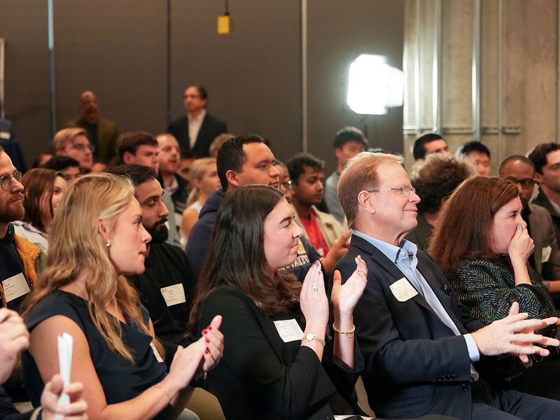 Attendees at Tech Talks Business featuring Tim Oliver