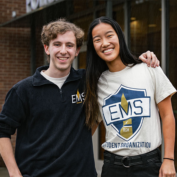 James Connor and Lianna Homrich smiling for a photo