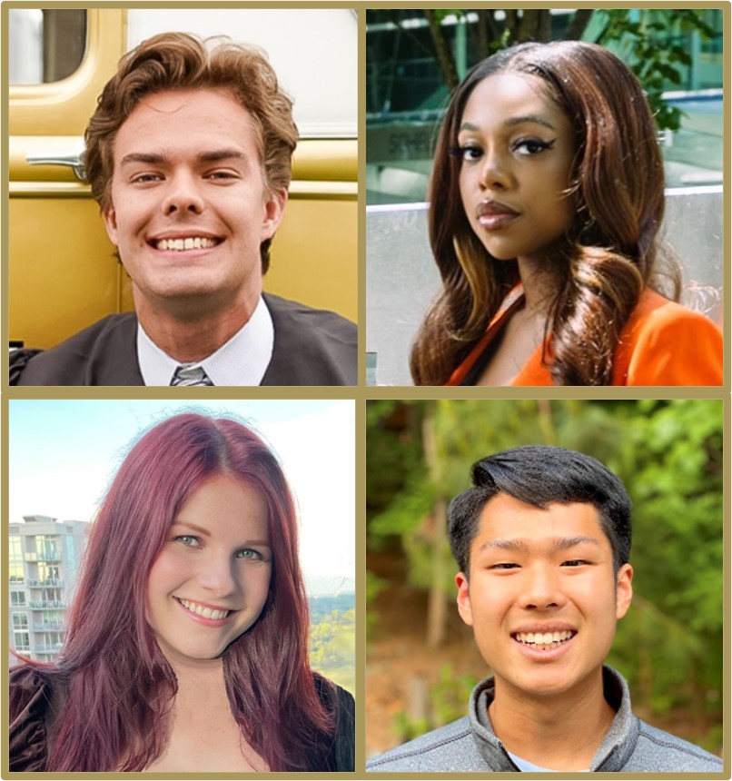 Several Scheller graduates explain why they chose business analytics as a career.  (Top Row: Luke Simmons and Esther Hambolu; 2nd row: Kate Groce, and Tim Wu.)