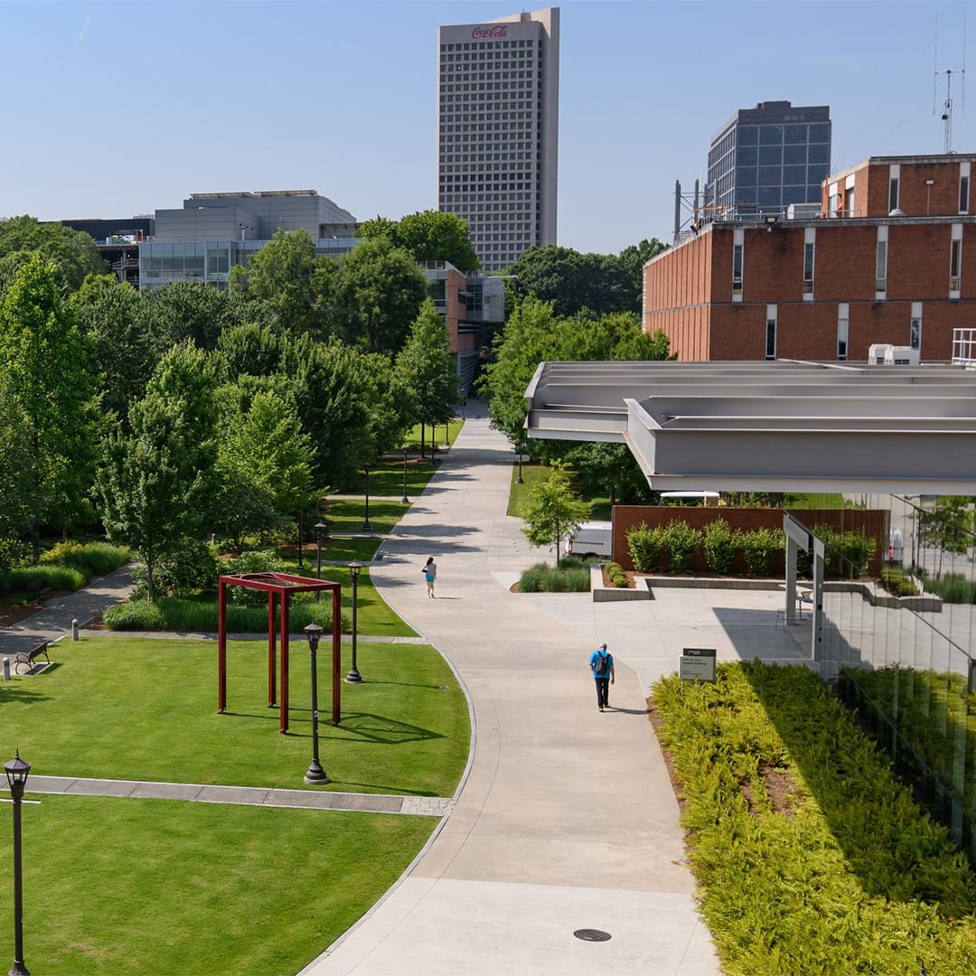 Georgia Tech Campus overhead photo