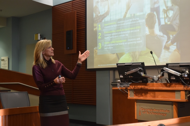 In 2019, Chris discusses investor focus on sustainability in the Center’s Business, Environment, and Society Speaker Series.